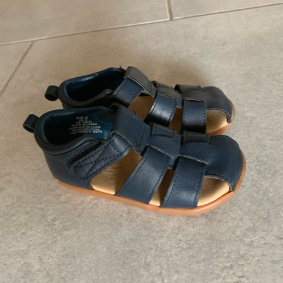 Navy Blue Toddler H&M Sandals - Picture 2 of 4